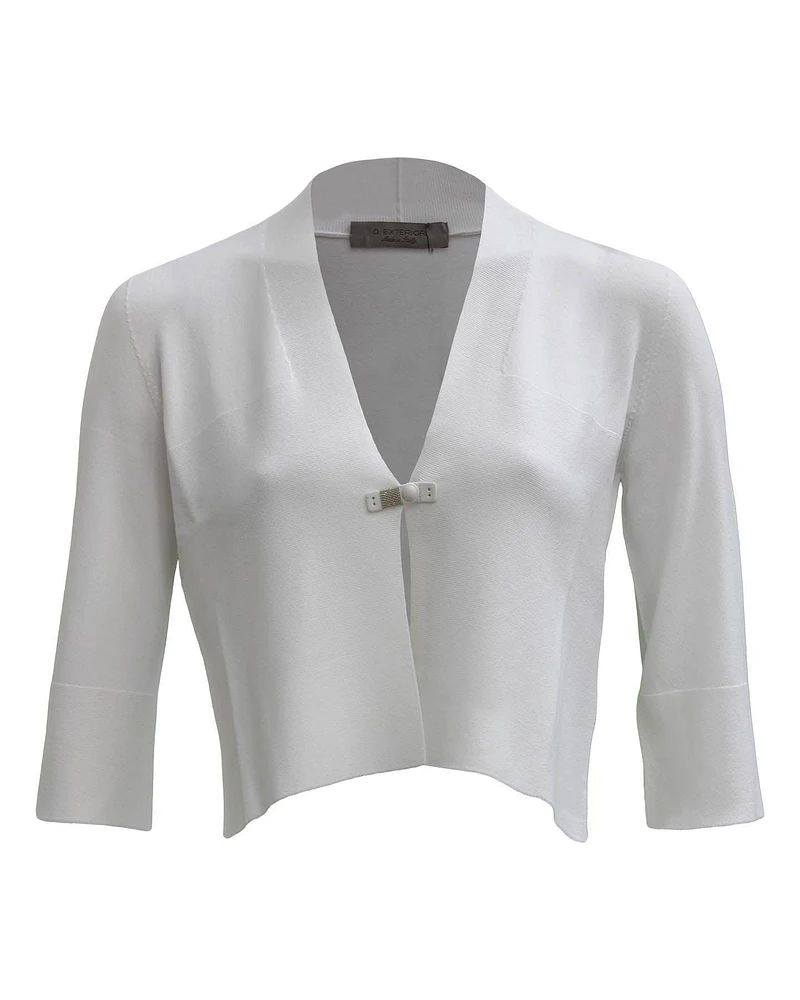 Short Cardi-White