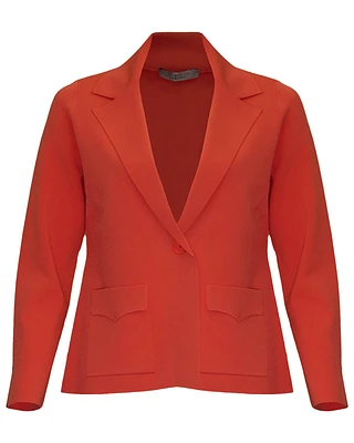 Single Breast Jacket Red