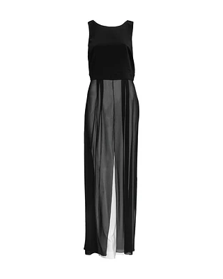 Sleeveless Sheer Jumpsuit