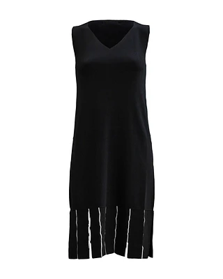 Slit Hem Dress