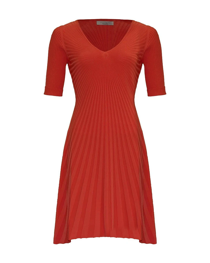 Starburst Fit & Flair Dress