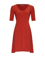 Starburst Fit & Flair Dress