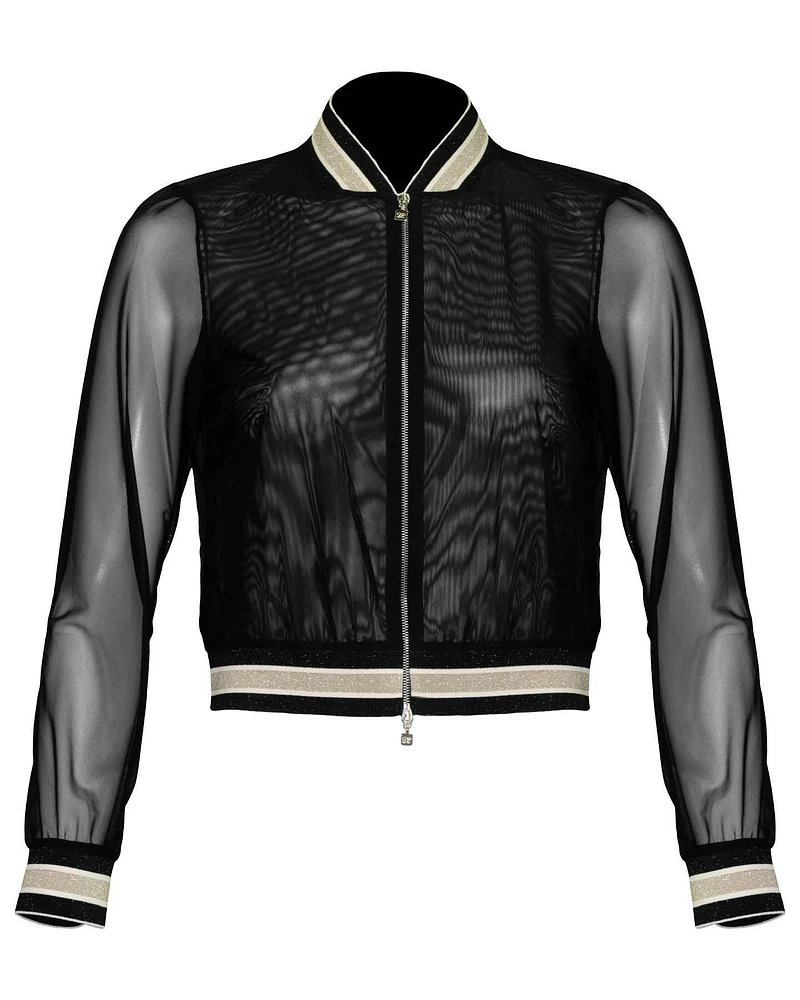 Tulle Bomber Jacket