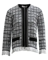 Tweed Fringe Jacket