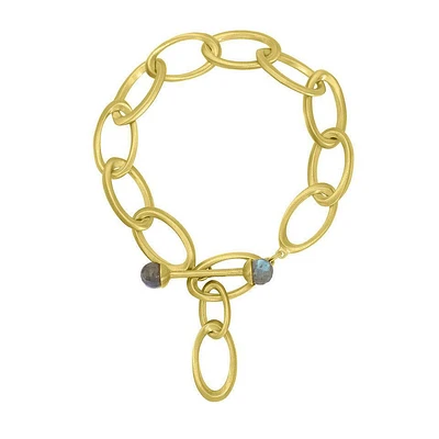 Origami Infinity Labradorite Bracelet