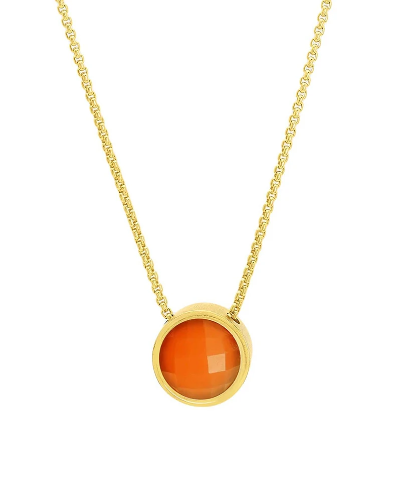 Signature Knockout Pendant Orange Onyx