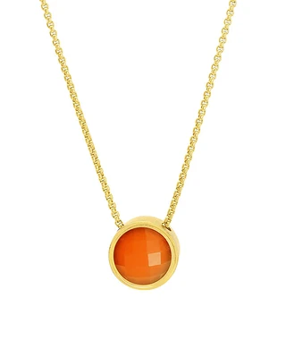 Signature Knockout Pendant Orange Onyx