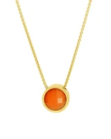 Signature Knockout Pendant Orange Onyx