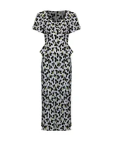 Aurora Graphic Print Dress