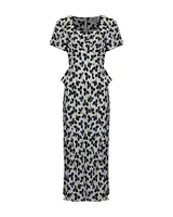 Aurora Graphic Print Dress
