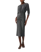 Diane Von Furstenberg Chrisey Metallic Dress