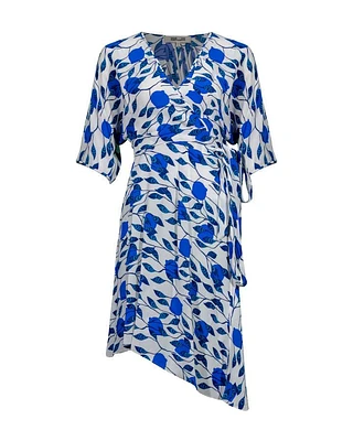 DVF Eloise Faux Wrap Midi Dress