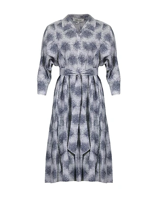 DVF Gabby Mosaic Print Dress