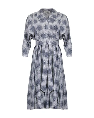 DVF Gabby Mosaic Print Dress