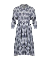 DVF Gabby Mosaic Print Dress