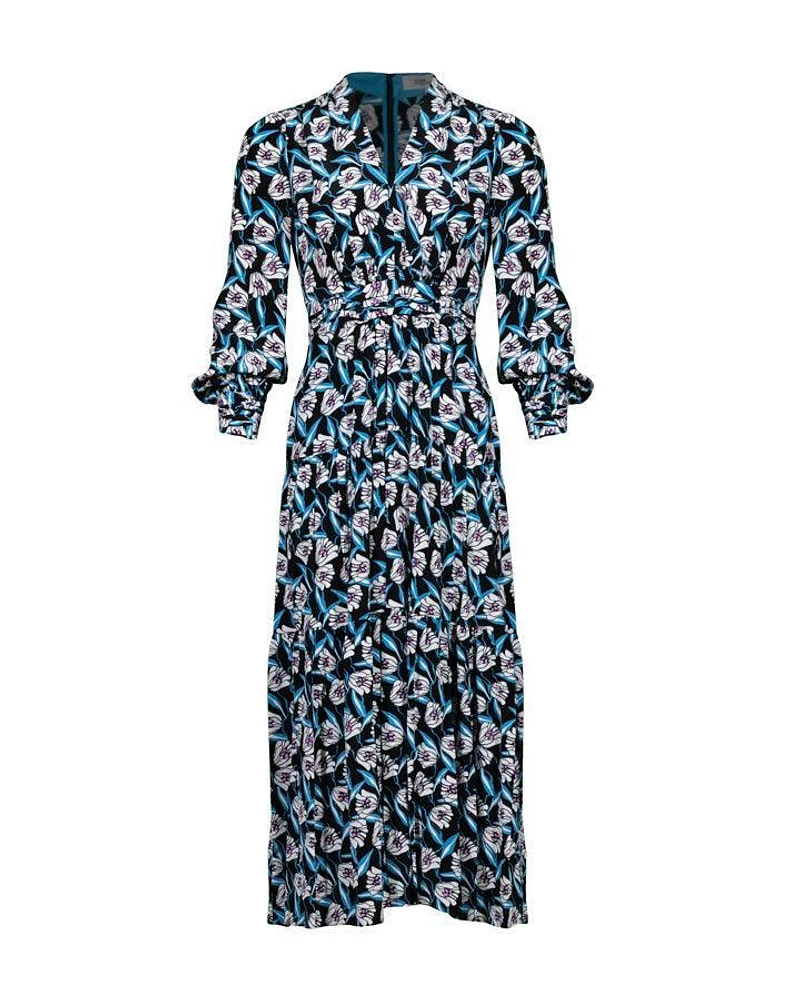 DVF Gil Floral Print Dress