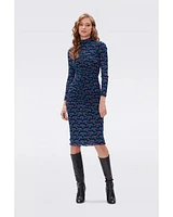 DVF Verina Reversible Mesh Dress