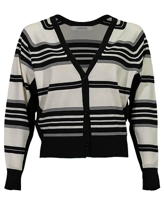 Dorothee Schumacher Cool Touch Stripe Cardigan