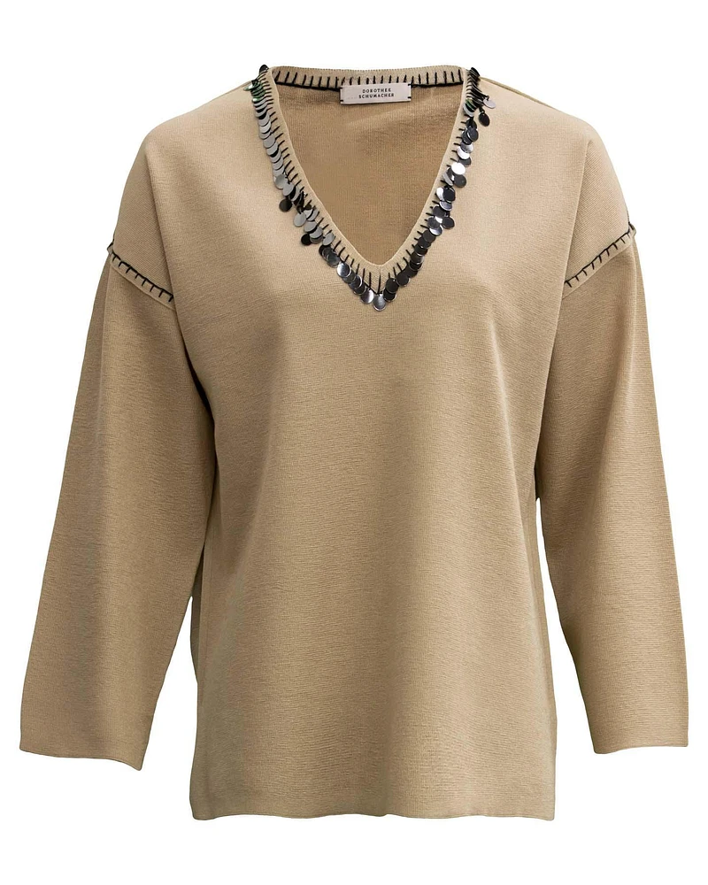 Embracing Summer V-neck Pullover