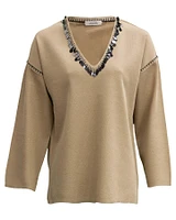 Embracing Summer V-neck Pullover