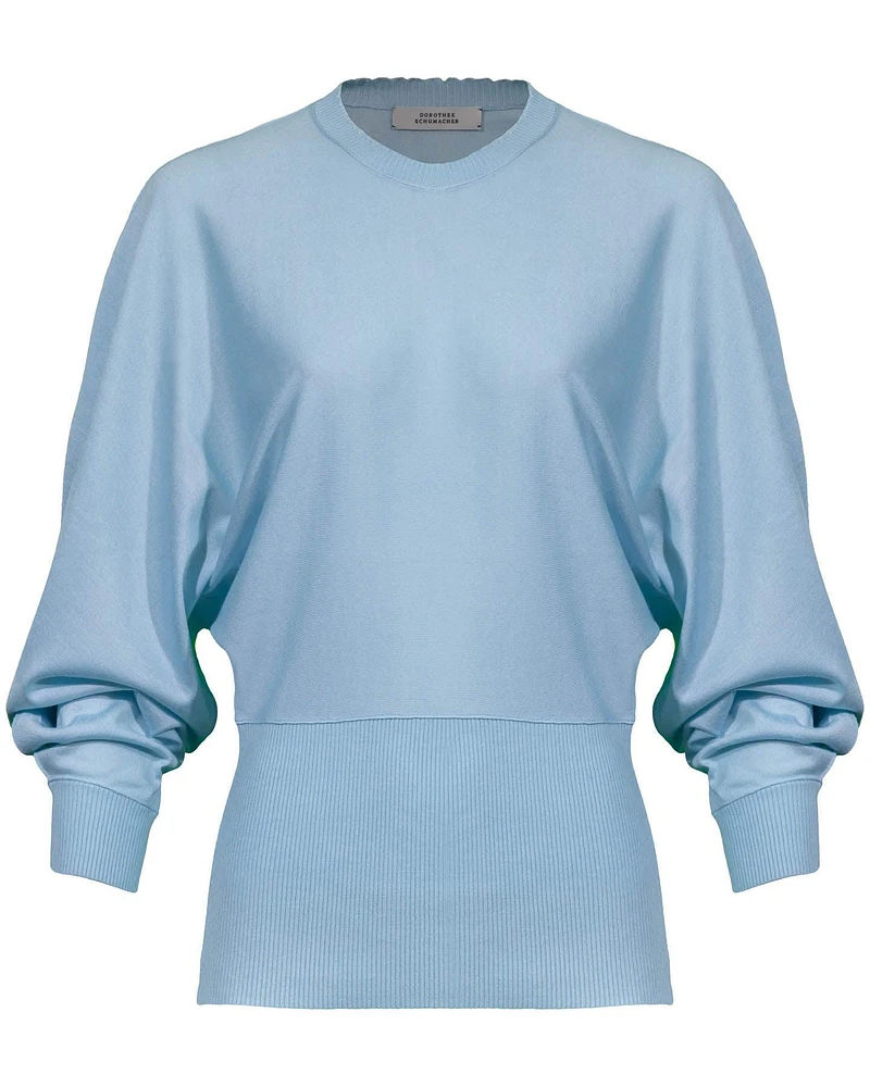 Dorothee Schumacher Essential Ease Pullover Aqua Blue