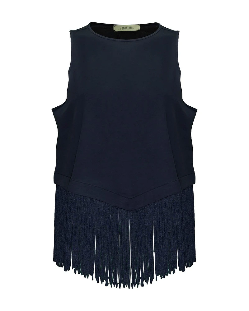 Dorothee Schumacher Fringy Moment Tank Top