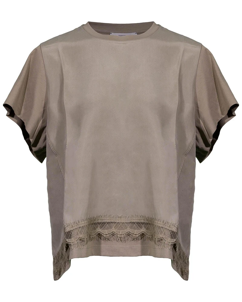 Dorothee Schumacher Lace Lines II O-neck
