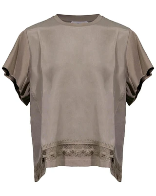 Dorothee Schumacher Lace Lines II O-neck