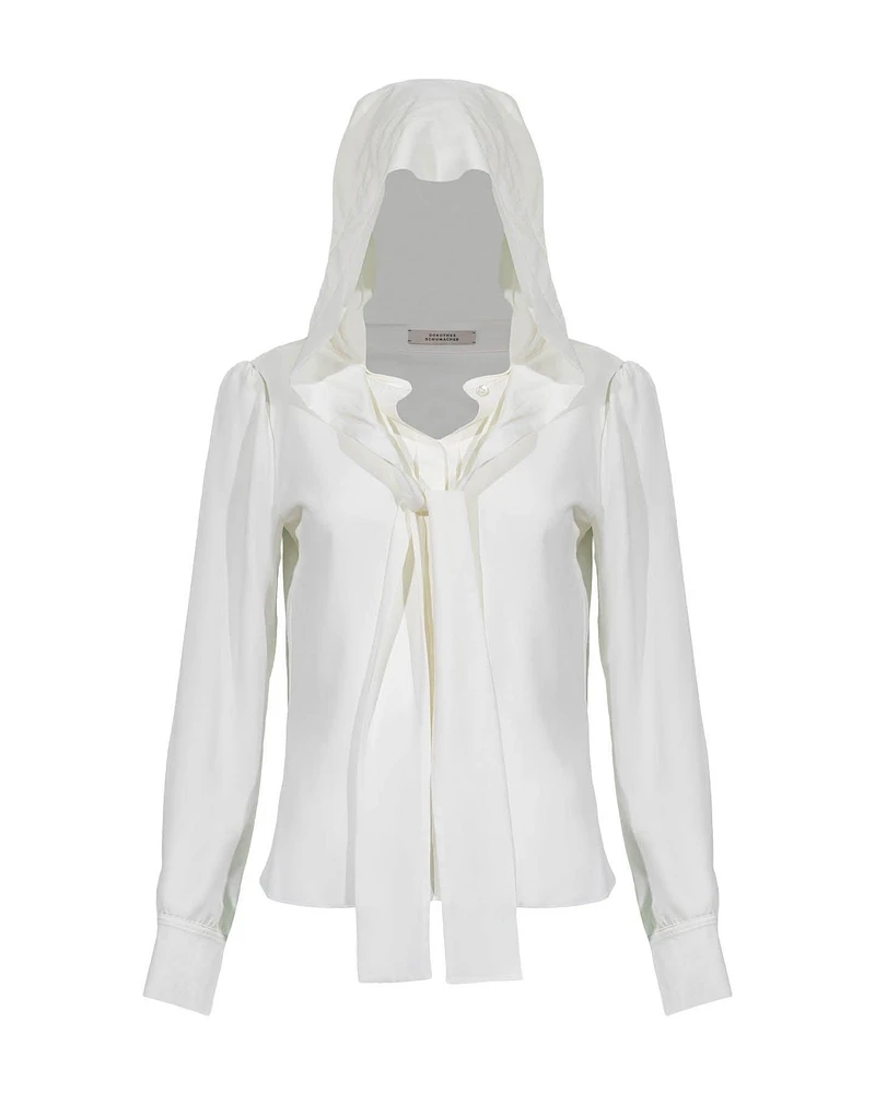 Dorothee Schumacher Modern Flow Hooded Blouse