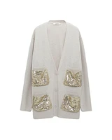 Dorothee Schumacher Patched Coziness Cardigan