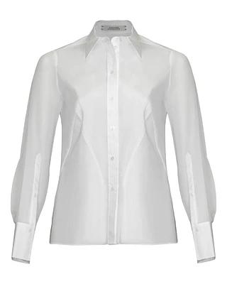 Dorothee Schumacher Poplin Power Blouse White