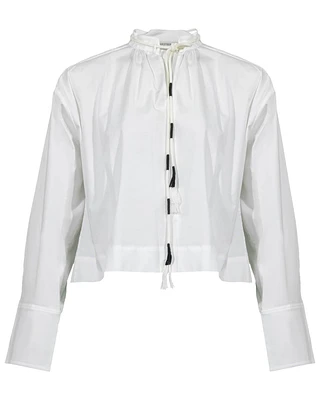 Dorothee Schumacher Poplin Power Cropped Blouse