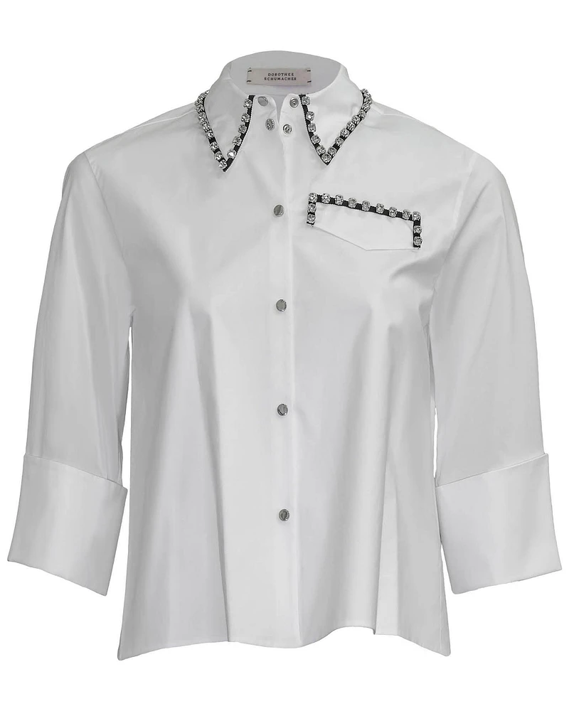 Dorothee Schumacher Poplin Power Crystal Blouse
