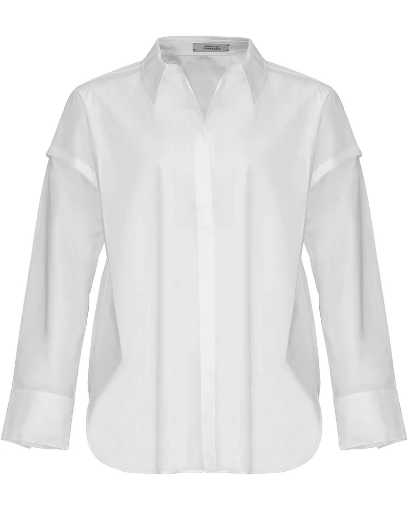 Dorothee Schumacher Poplin Power Shirt White