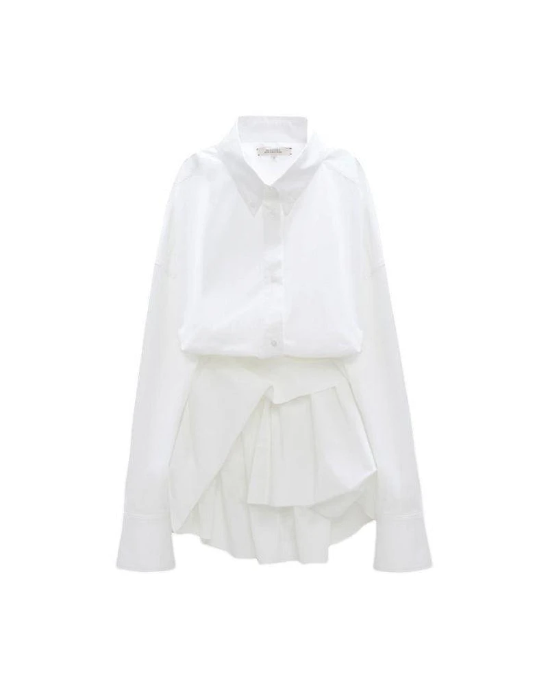 Dorothee Schumacher Poplin Power Wrap Detail Blouse