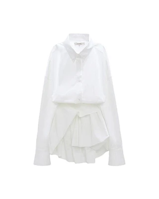 Dorothee Schumacher Poplin Power Wrap Detail Blouse