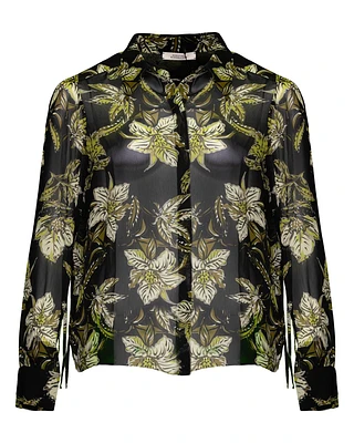 Dorothee Schumacher Translucent Florals Blouse