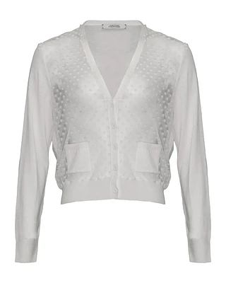 Dorothee Schumacher Transparent Mix Dot Cardigan