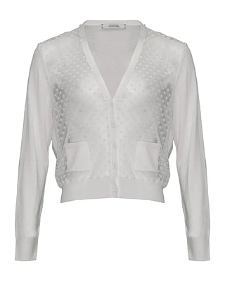Dorothee Schumacher Transparent Mix Dot Cardigan