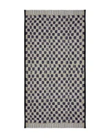 Watery Geo Wrap Scarf