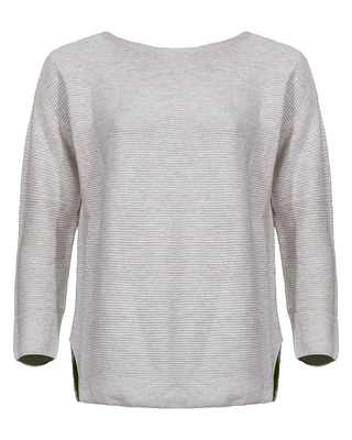 Bateau Neck Knit Tunic