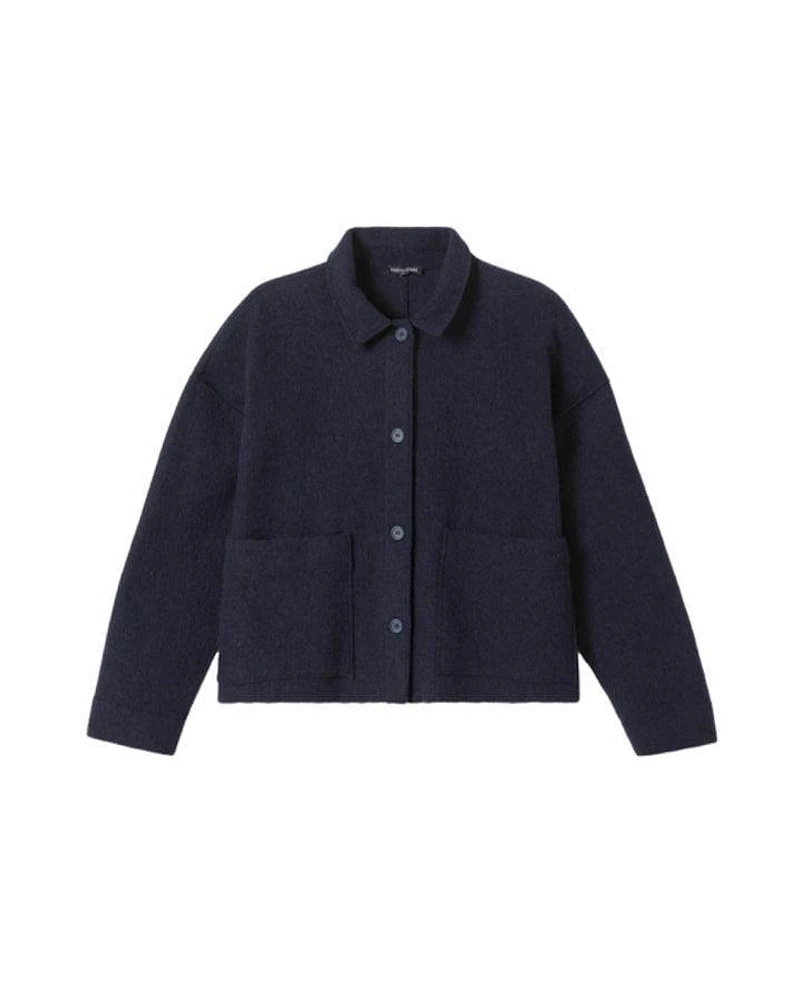 Eileen Fisher Boxy Wool Jacket