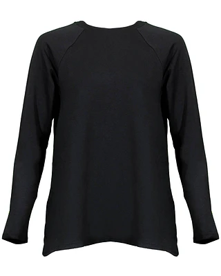 Brushed Terry Raglan Sleeve Top