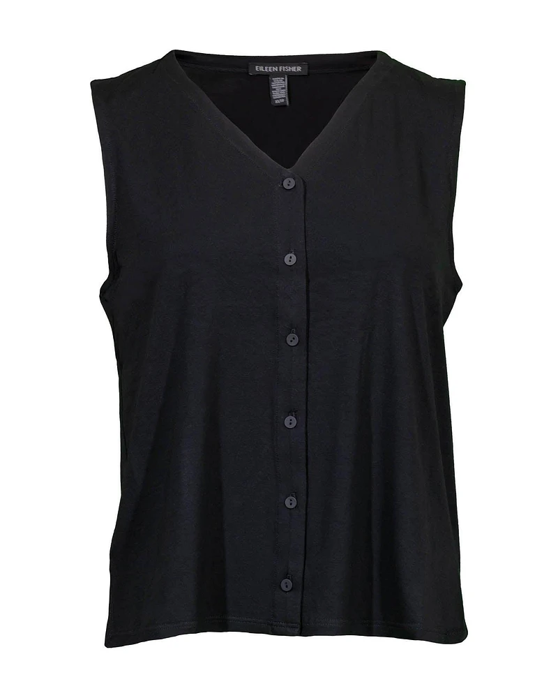 Eileen Fisher Button Down Shell