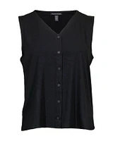 Eileen Fisher Button Down Shell