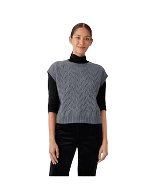 Eileen Fisher Cashmere Sqaure Top