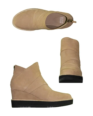 Clapton Suede Wedge Heel Boot