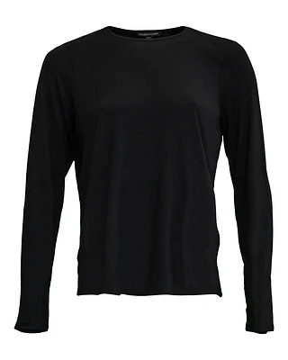 Classic Crew Neck Top Black