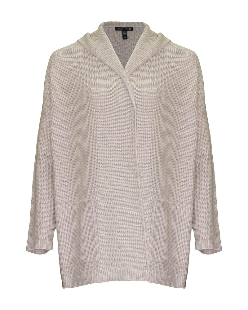 Cotton Hooded Cardigan