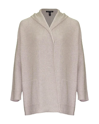 Cotton Hooded Cardigan